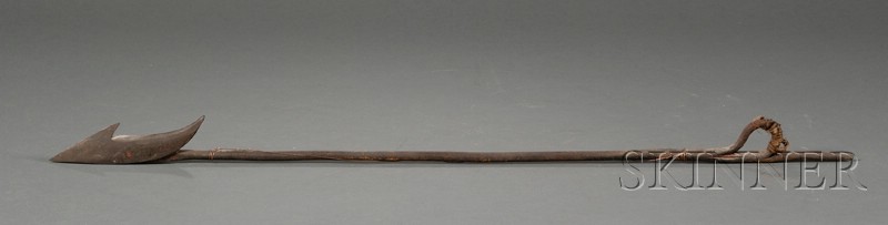 Appraisal: Iron Darting Gun Harpoon America late th century with single-flue