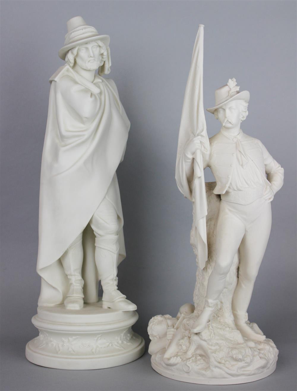 Appraisal: TWO PARIAN FIGURES third quarter th C one modeled as