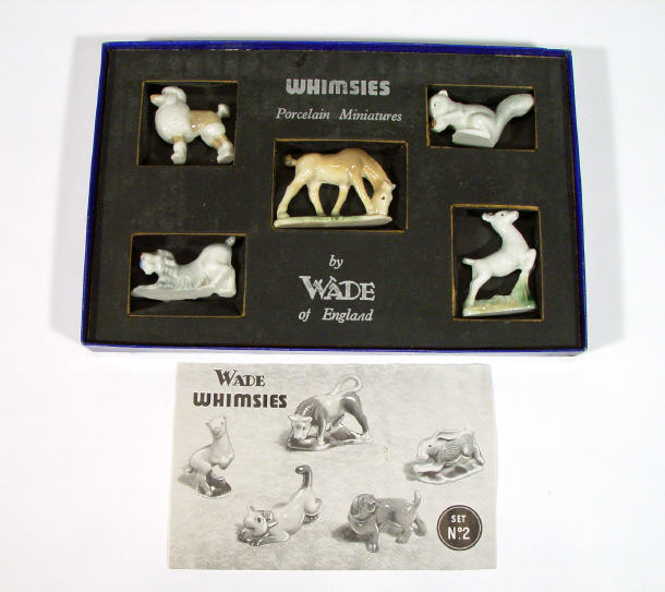 Appraisal: Set one of five Wade Whimsies in original box with