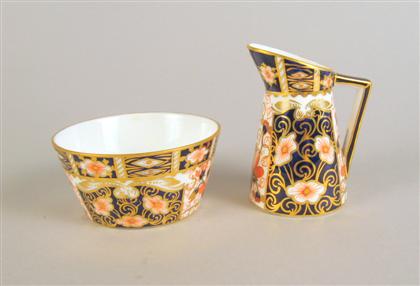 Appraisal: Two miniature Royal Crown Derby 'Old Derby Witches' pattern table