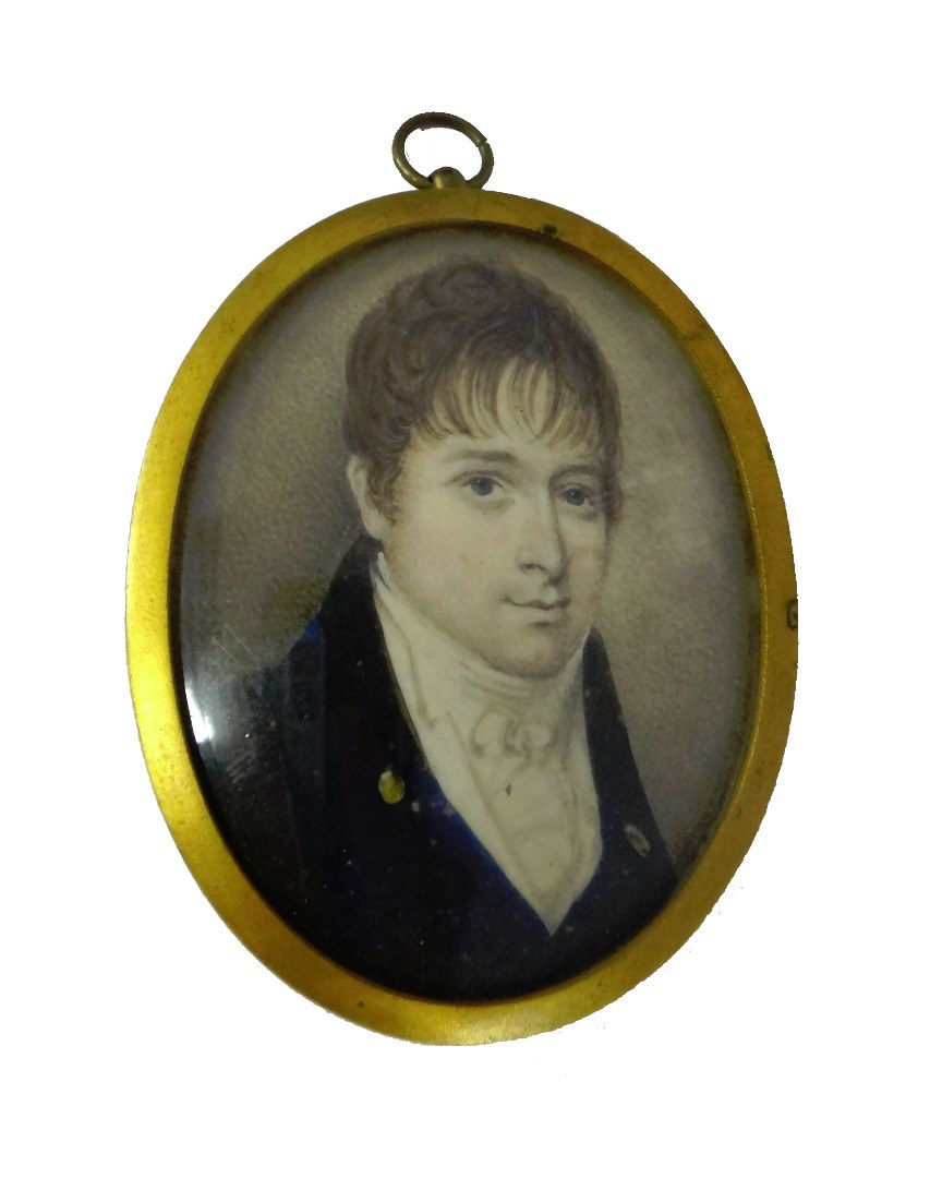 Appraisal: Early th century English School portrait miniature on ivory of