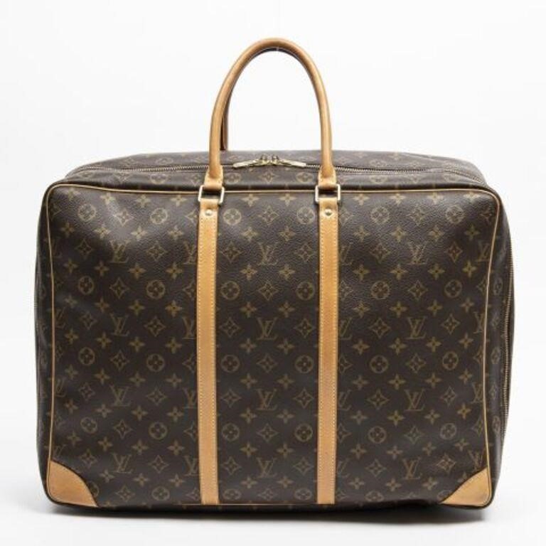 Appraisal: Louis Vuitton Sirius weekender bag in monogram coated canvas with