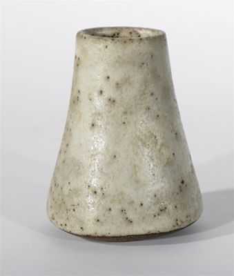 Appraisal: A small Lucie Rie stoneware vase tapering cylindrical form covered