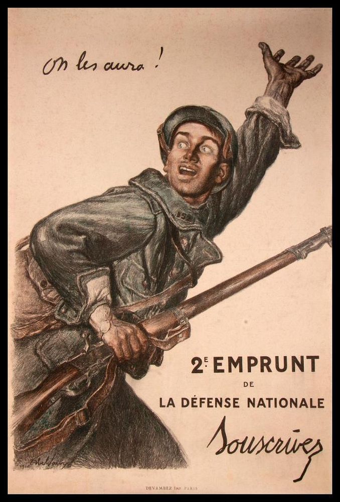 Appraisal: Abel Jules FAIVRE - Vintage World War I Poster We