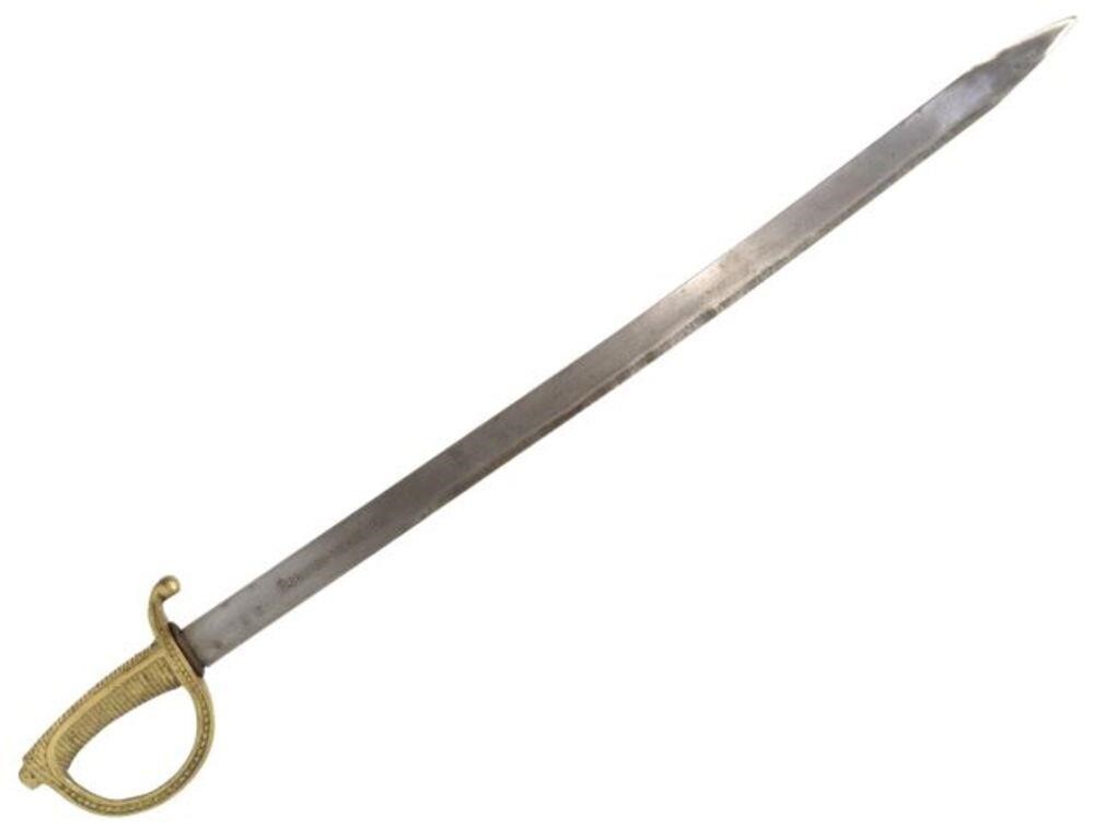 Appraisal: Spanish infantry sword marked fabricado Toledo with a briquet-form hilt