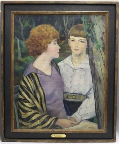 Appraisal: LEON KROLL - NY NM EUROPE OIL ONCANVAS TITLED MOTHER