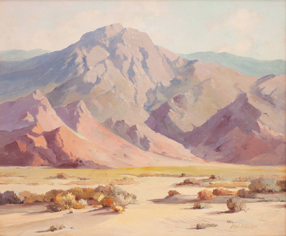 Appraisal: Ralph Lytle American - Desert Landscape Ralph Lytle American -