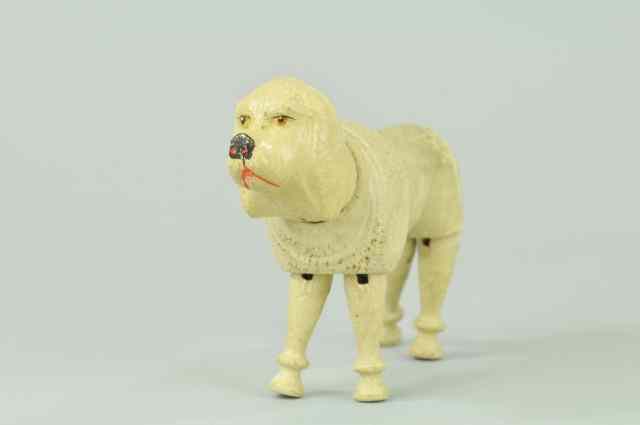 Appraisal: SCHOENHUT POODLE Schoenut wooden jointed figure with painted eyes and