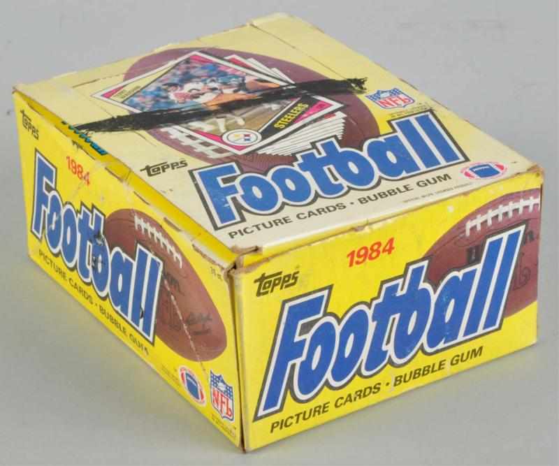 Appraisal: Box of Topps NFL Football Card Wax Box Description Includes