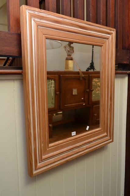 Appraisal: A RUSTIC PINE MIRROR A RUSTIC PINE MIRROR