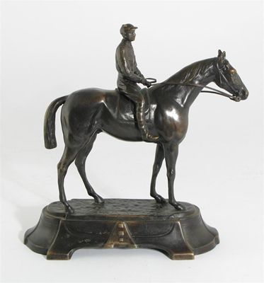 Appraisal: Jules Moigniez French - A horse and jockey signed J