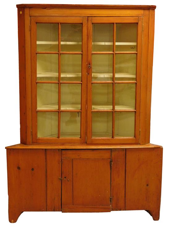 Appraisal: Corner cabinet th C with early elements but not of