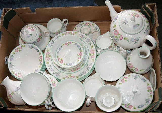 Appraisal: Royal Worcester English Garden dinner tea and coffee set