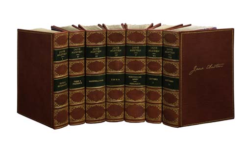 Appraisal: SETS AND BINDINGS Austen Jane The Novels Letters of Jane