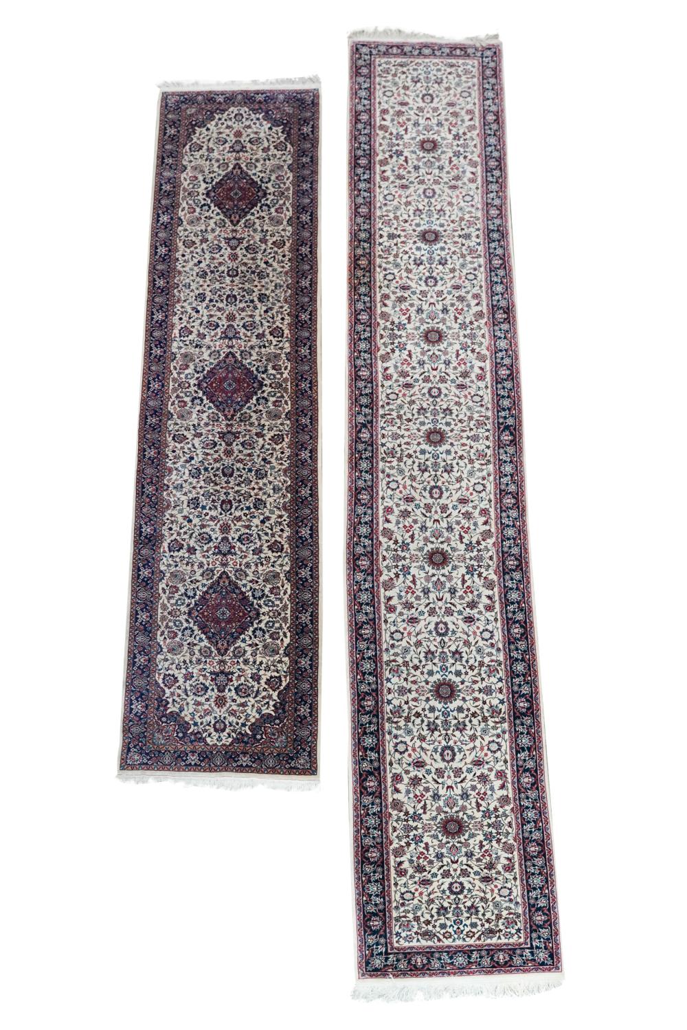 Appraisal: PAIR OF PERSIAN RUNNERSof different lengths ' x ' and