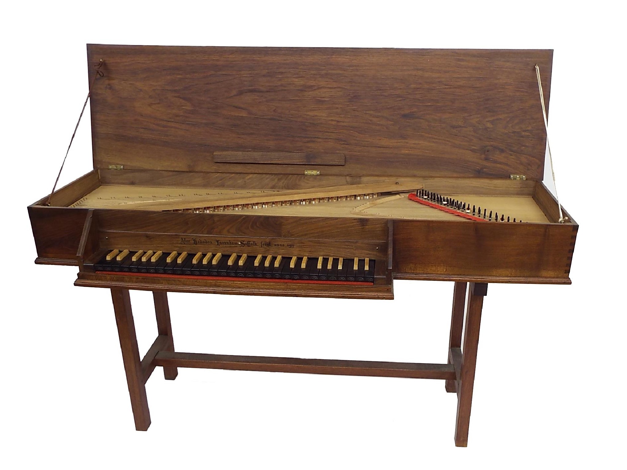 Appraisal: Virginal by Alec Hodsdon Lavenham the case of walnut the