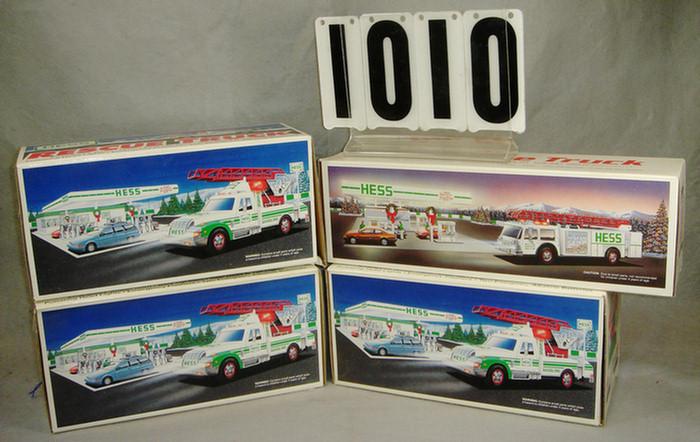 Appraisal: Lot of Hess Trucks all mint in original boxes three