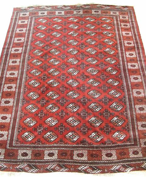 Appraisal: PERSIAN TURKOMAN RUG x INCHES