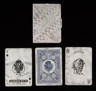 Appraisal: Aluminum Mfg Co Pan American Aluminum Playing Cards Two Rivers