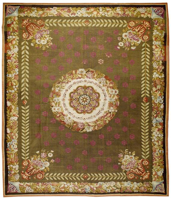 Appraisal: AUBUSSON CARPET antique In good condition x cm