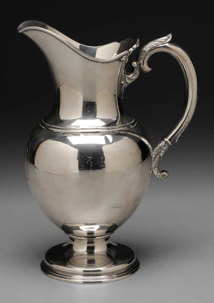 Appraisal: Tiffany Sterling Water Pitcher American - urn form with pedestal