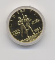 Appraisal: Ten Dollar Gold Los Angeles Olympics -S Proof gold coin