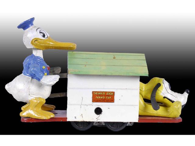 Appraisal: Lionel Walt Disney Donald Duck Handcar Toy Box Description Original