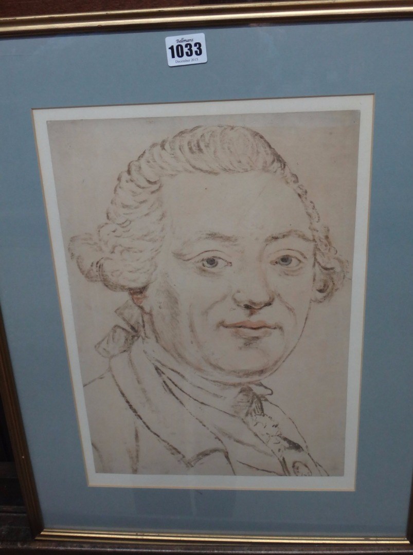 Appraisal: Thomas Barker of Bath - Head study of a gentleman