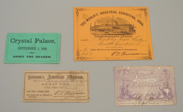 Appraisal: Grouping of four th century tickets including Season ticket for