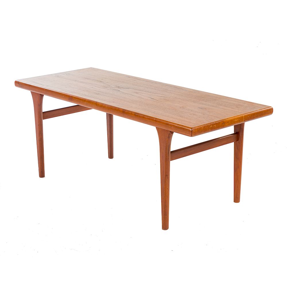 Appraisal: Danish Modern Teakwood Coffee Table mid- th century with flat