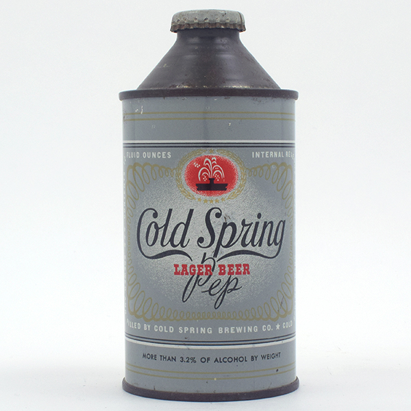 Appraisal: Cold Spring PEP Beer Cone Top RARE - Reference USBC