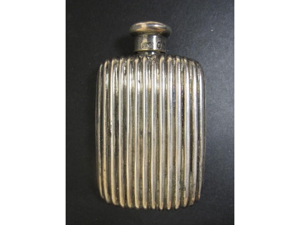 Appraisal: A Victorian miniature Flask of ribbed design London