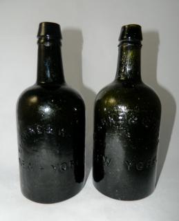 Appraisal: Mineral water bottles Mineral water- round marked 'Clarke White -