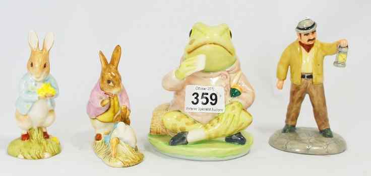 Appraisal: Royal Albert Large Sized Beatrix Potter Figure Jeremy Fisher BP