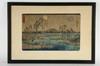 Appraisal: JAPANESE WOODBLOCK - Oban Yoko-e of a Landscape by Hiroshige