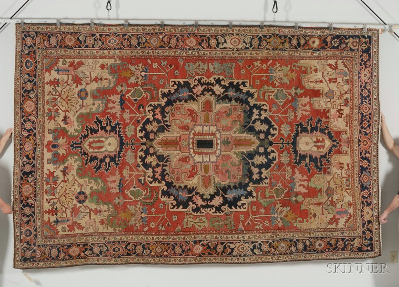 Appraisal: Serapi Carpet Northwest Persia last quarter th century areas of