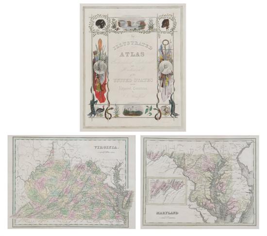 Appraisal: THE ILLUSTRATED ATLAS OF THE UNITED STATES AND ADJACENT COUNTRIES