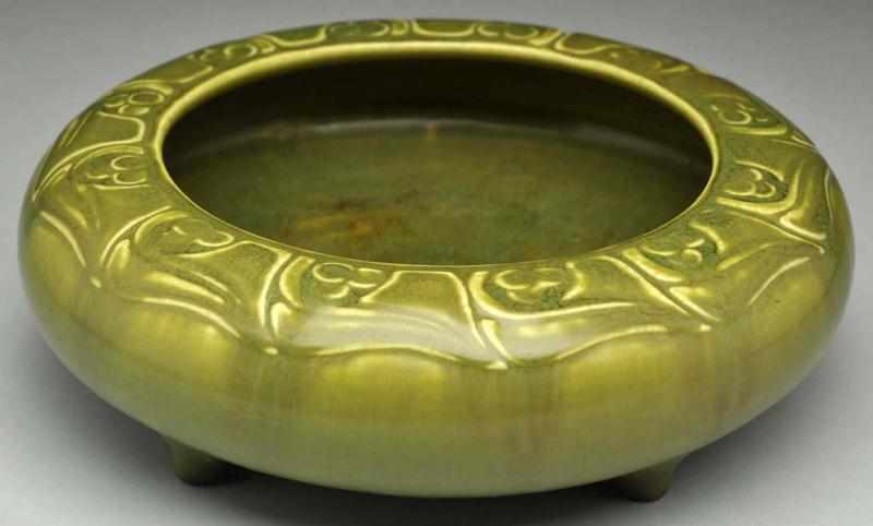 Appraisal: Rookwood Production Pottery Footed Bowl Dated Arts Crafts decoration around