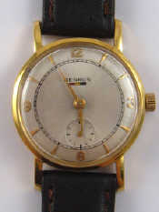 Appraisal: An carat gold gent's wrist watch by Benrus U S