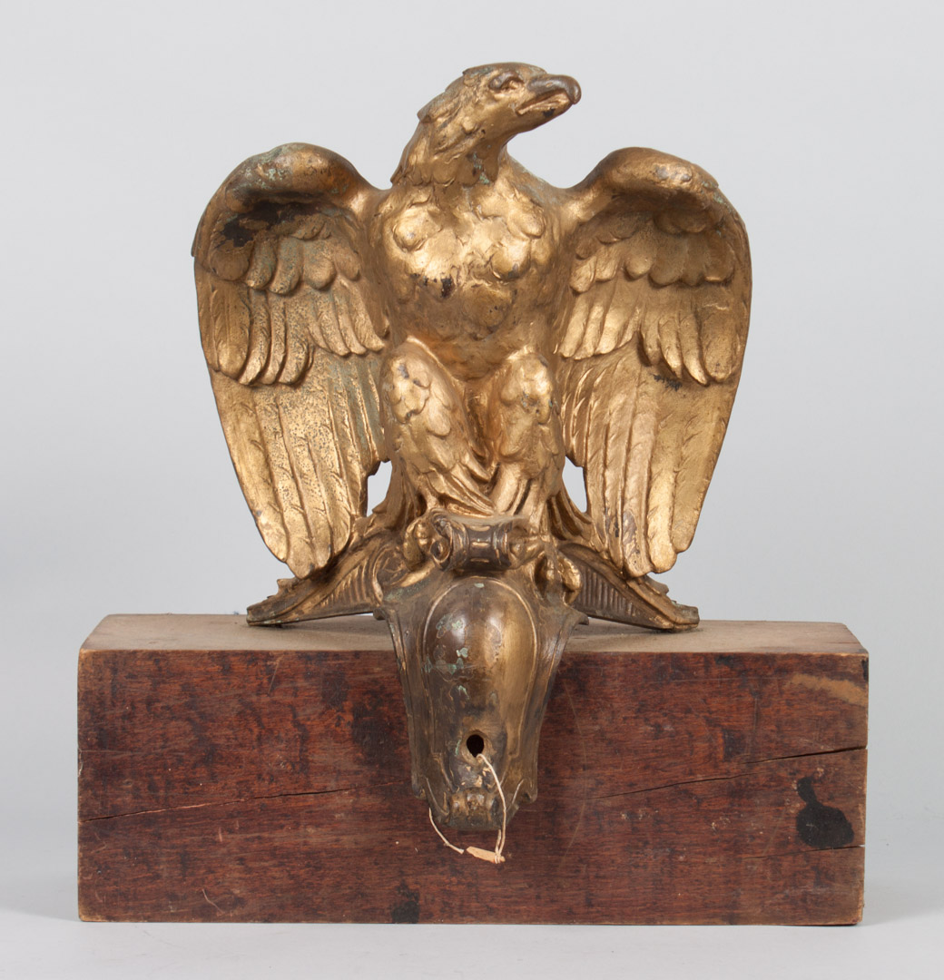 Appraisal: Cast iron eagle in the French Empire manner late th