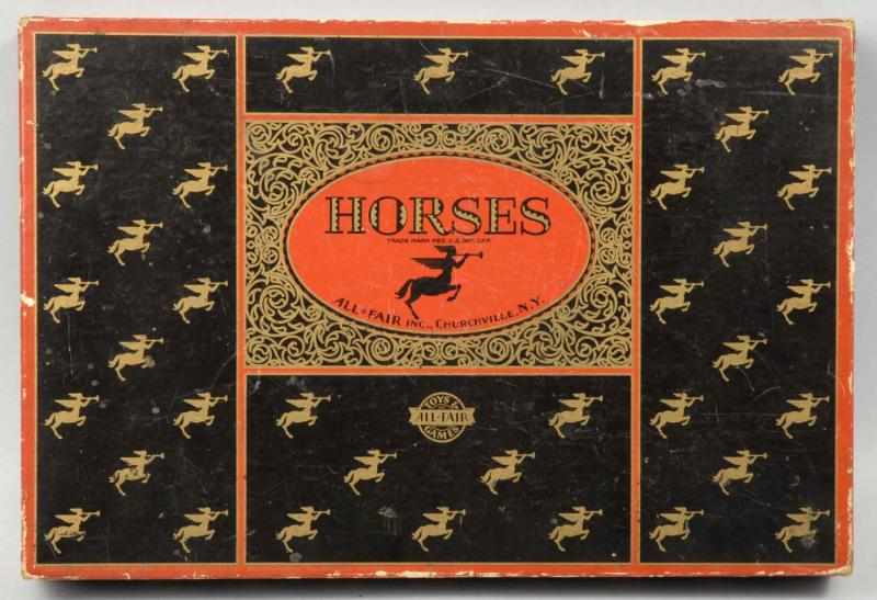 Appraisal: All-Fair Horses Game Description Circa s Complete with very little