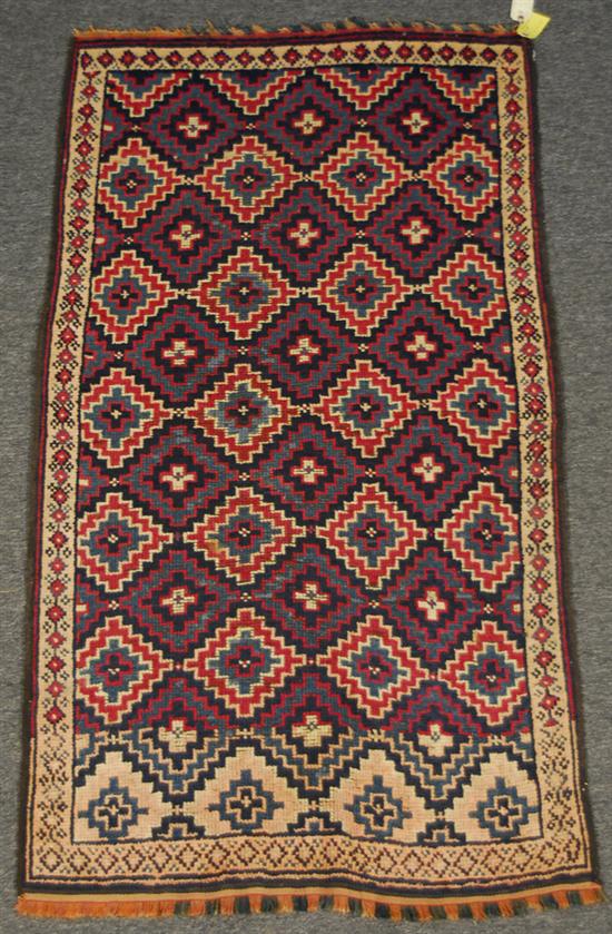 Appraisal: TURKISH KURD RUG circa feet inches x feet inches Provenance