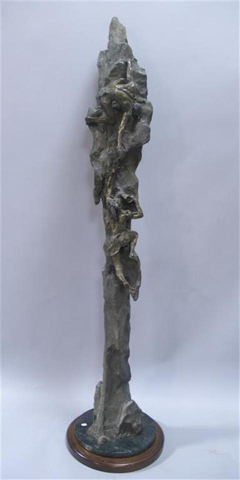 Appraisal: GARY PRICE THE ASCENT BRONZE signed by the artist Price