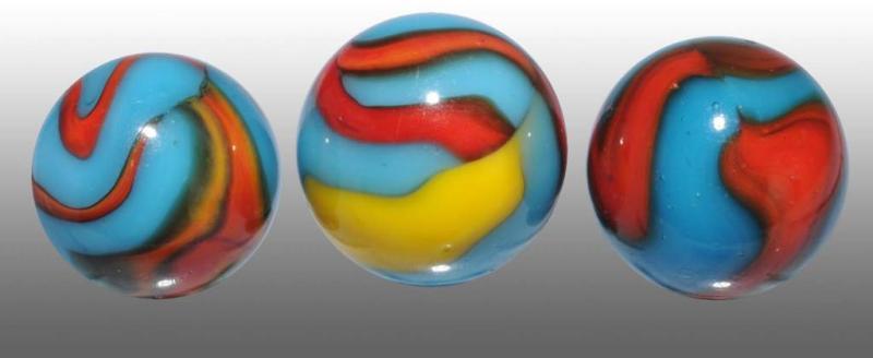 Appraisal: Lot of Peltier Marbles Condition Size Largest Dia