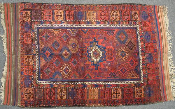 Appraisal: A Belouch rug Afghanistan circa size approximately ft in x