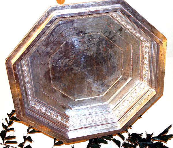 Appraisal: A 'Frick' gilt plaster ceiling coffer diameter ft