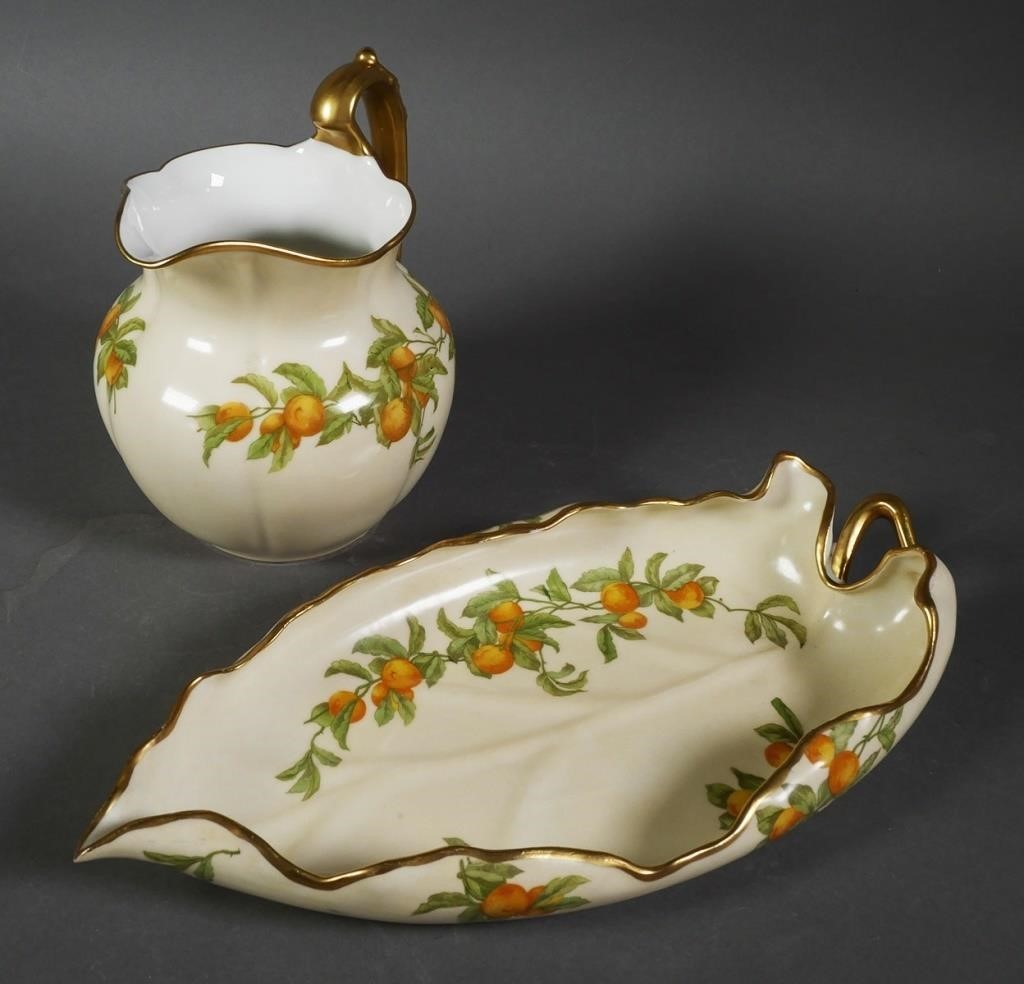 Appraisal: T V Limoges for Greenleaf Crosby a jug measuring -