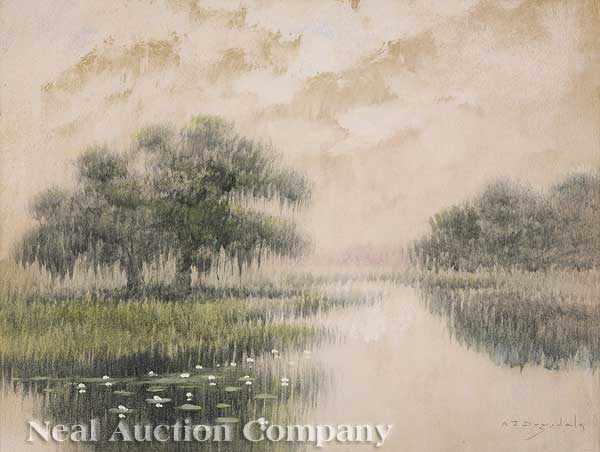 Appraisal: Alexander John Drysdale American New Orleans - Live Oaks with