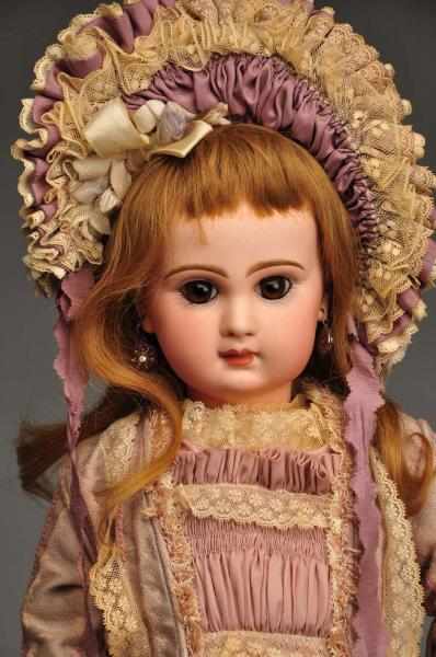 Appraisal: French Bisque B b Doll Description Bisque socket head stamped