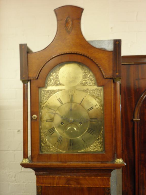 Appraisal: G Jackson Gainsborough A George III longcase clock the arched